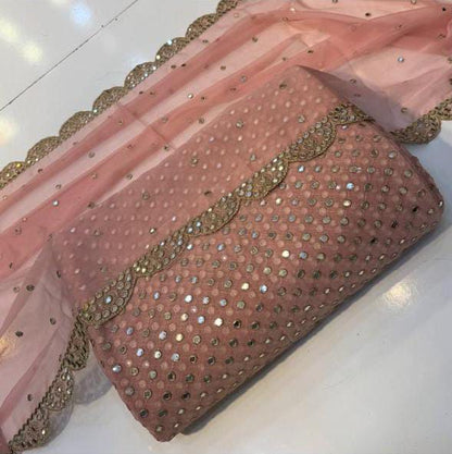 🌟 Hiba Bukhari Most Viral 9MM Chiffon 3-Piece Dress 🌟