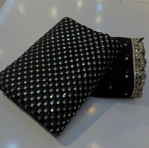 🌟 Hiba Bukhari Most Viral 9MM Chiffon 3-Piece Dress 🌟