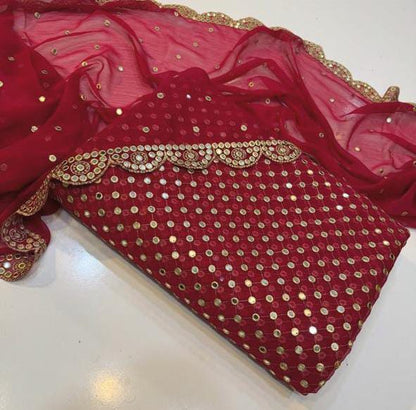 🌟 Hiba Bukhari Most Viral 9MM Chiffon 3-Piece Dress 🌟