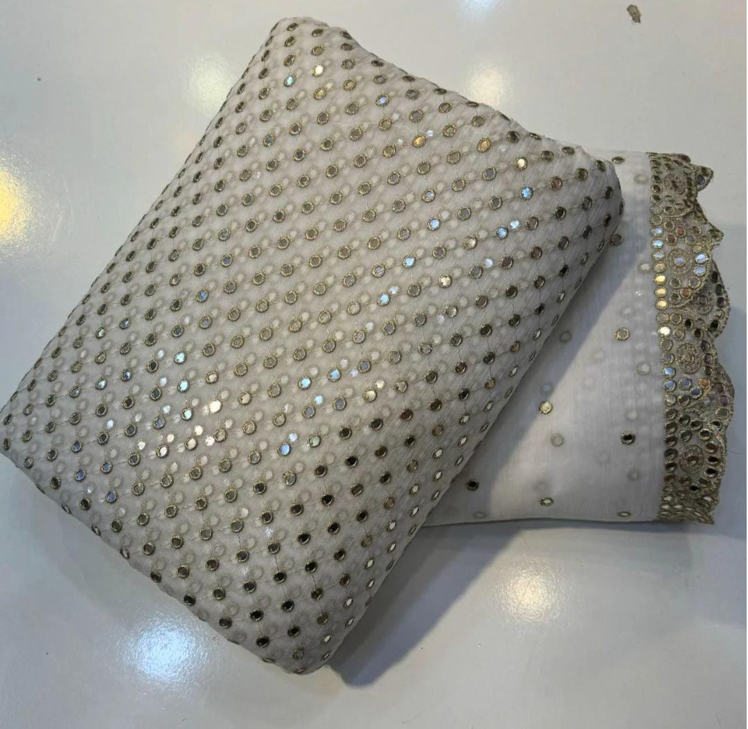 🌟 Hiba Bukhari Most Viral 9MM Chiffon 3-Piece Dress 🌟