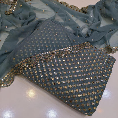 🌟 Hiba Bukhari Most Viral 9MM Chiffon 3-Piece Dress 🌟