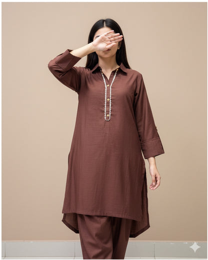 Plain Viscose Dress for Women | Elegant, Soft & Comfortable Outfit
