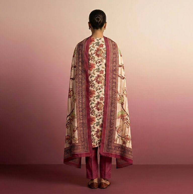 Zareen 3 Piece Printed Lawn Suit