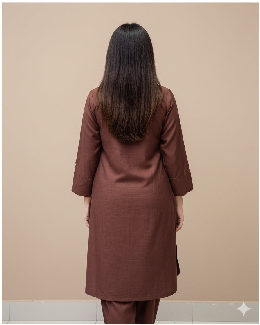 Plain Viscose Dress for Women | Elegant, Soft & Comfortable Outfit