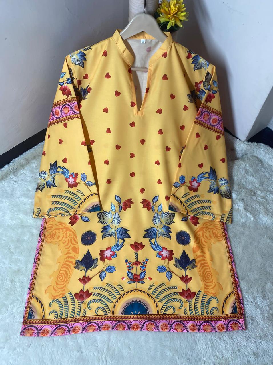Printed Lawn 2Pcs Stiched TOP
