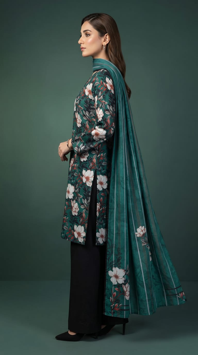 Zareen 3 Piece Printed Lawn Suit