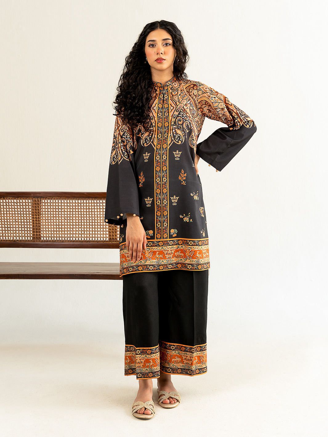 Printed Lawn 2Pcs Stiched