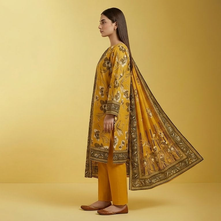Zareen 3 Piece Printed Lawn Suit