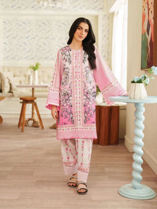 Printed Lawn 2Pcs Stiched