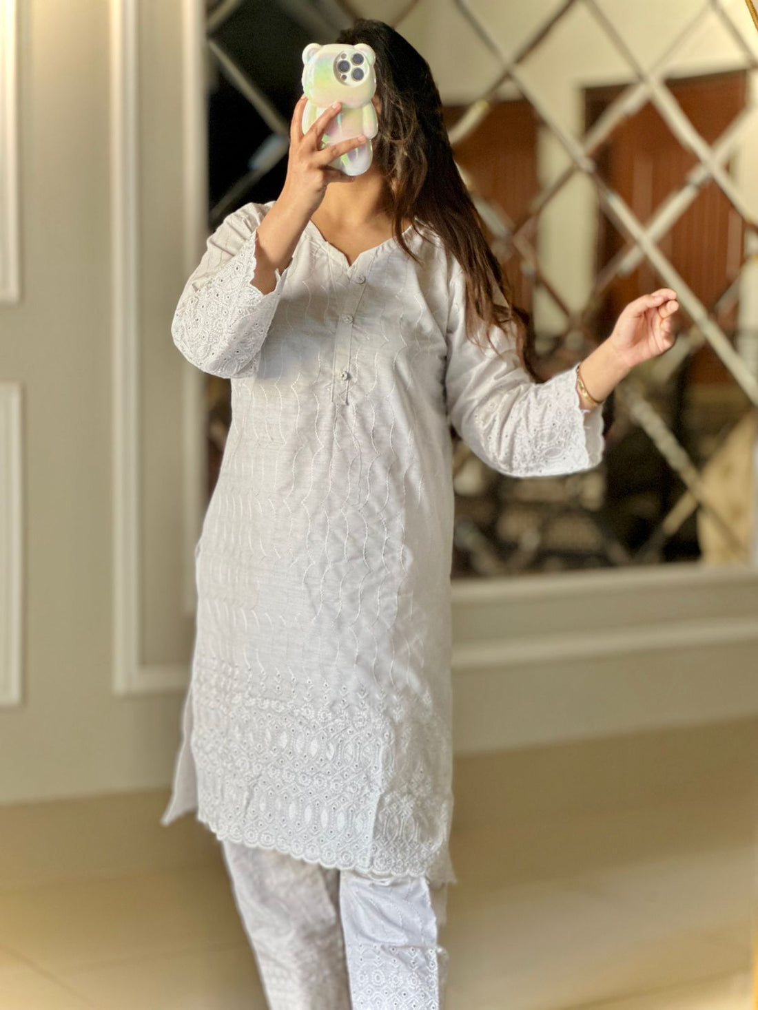 Printed Chikankari 2Pcs Stiched