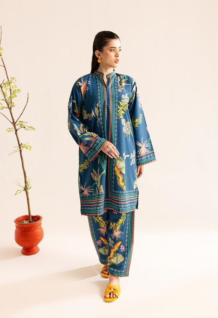 Printed Lawn 2Pcs Stiched