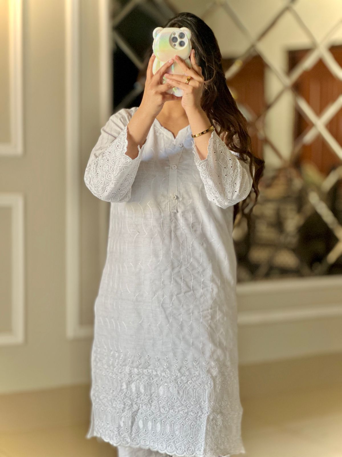 Printed Chikankari 2Pcs Stiched