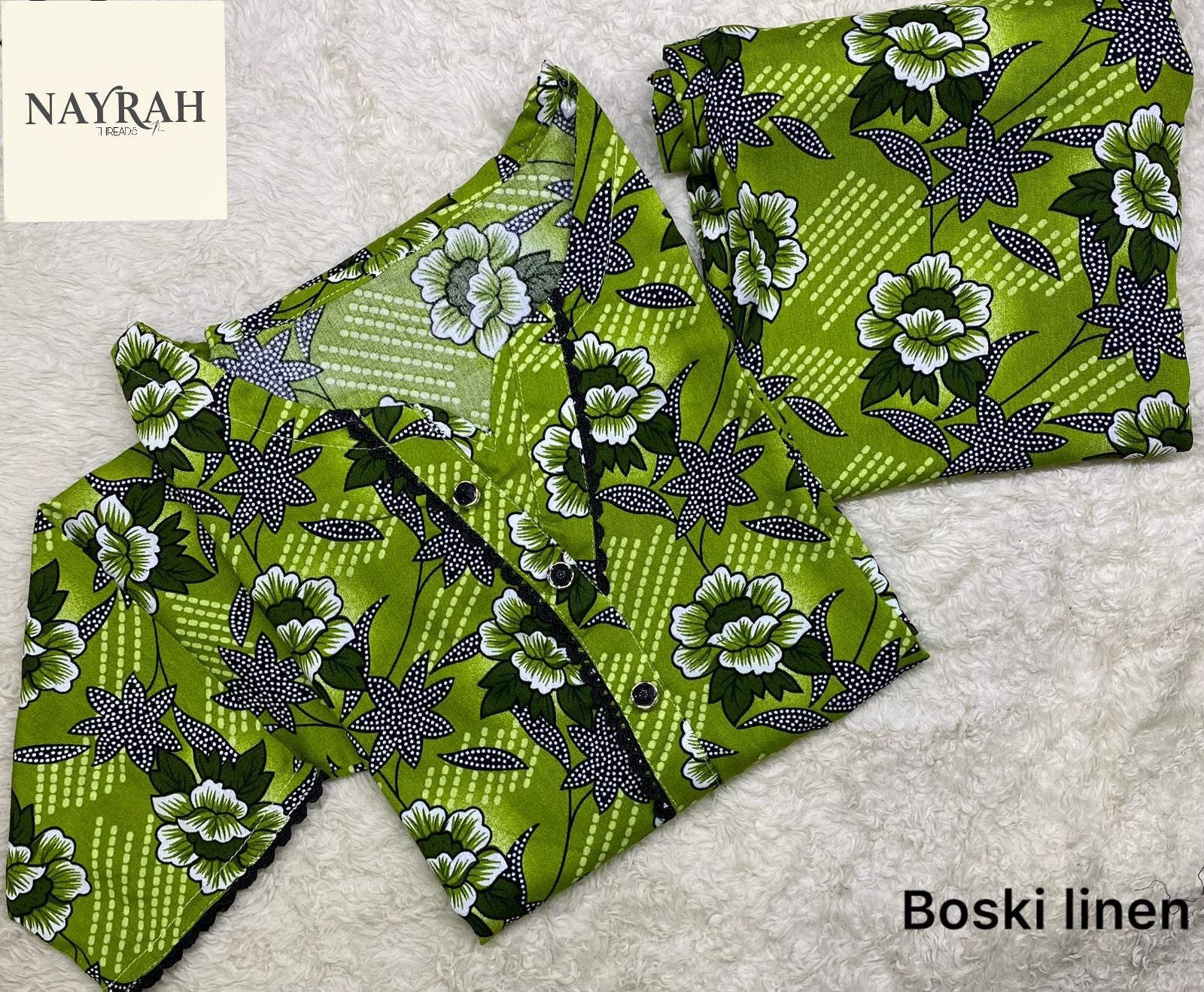 Printed Bosk Linen 2Pcs