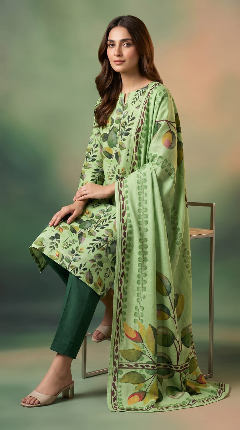 Zareen 3 Piece Printed Lawn Suit