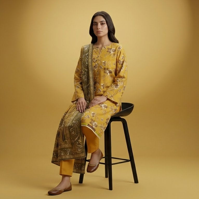 Zareen 3 Piece Printed Lawn Suit