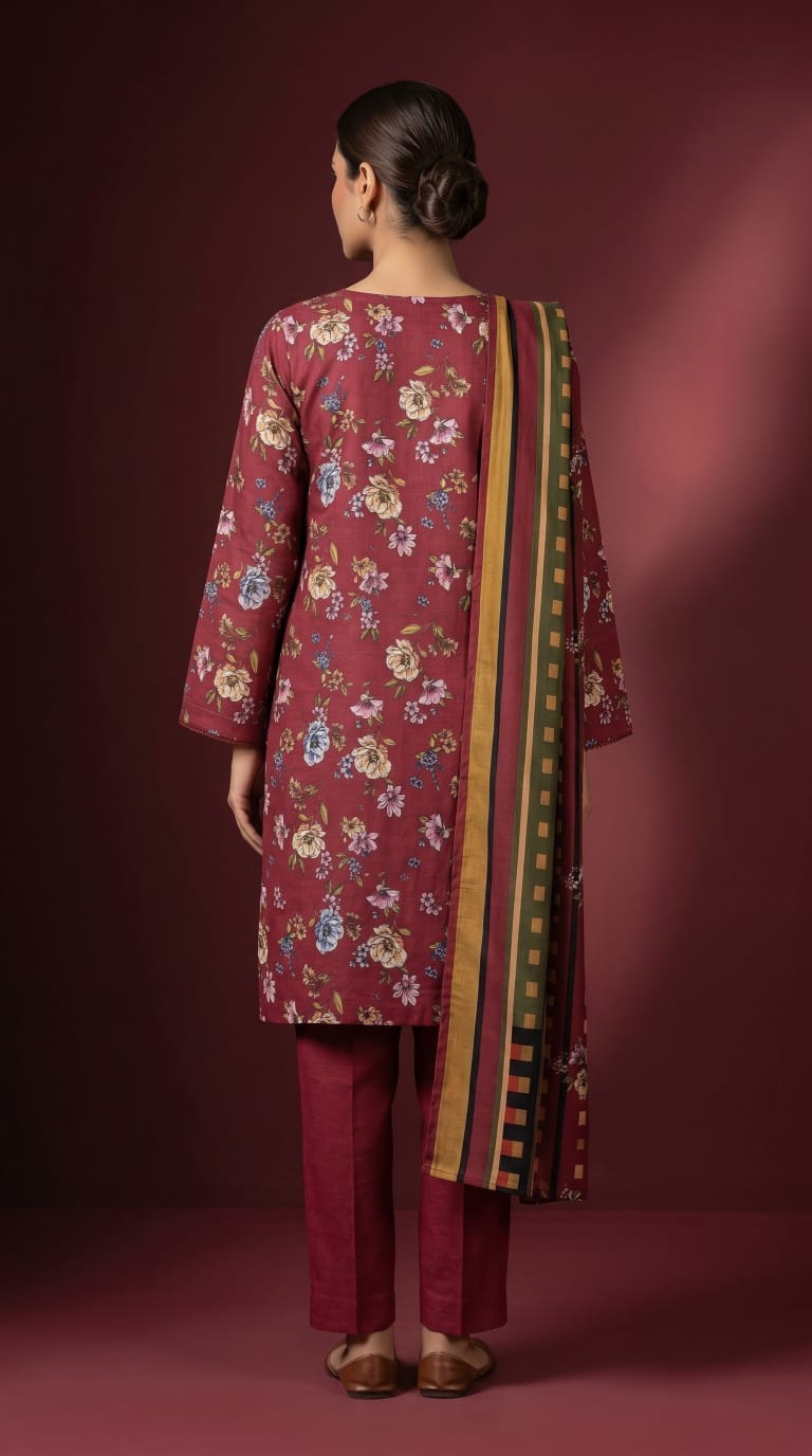 Zareen 3 Piece Printed Lawn Suit