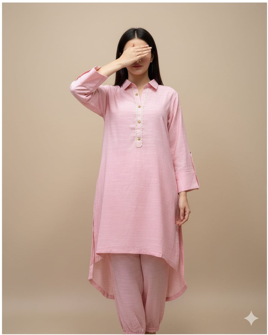 Plain Viscose Dress for Women | Elegant, Soft & Comfortable Outfit