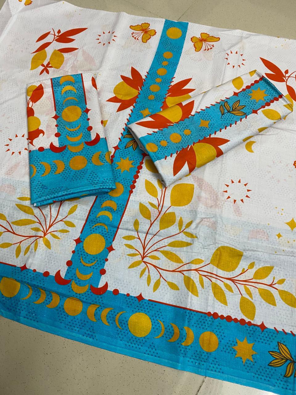 Printed Lawn Cord Set – 2PCS Matching Unstitched