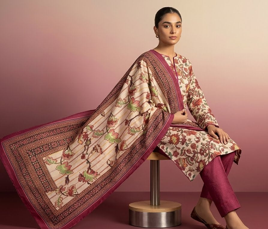Zareen 3 Piece Printed Lawn Suit
