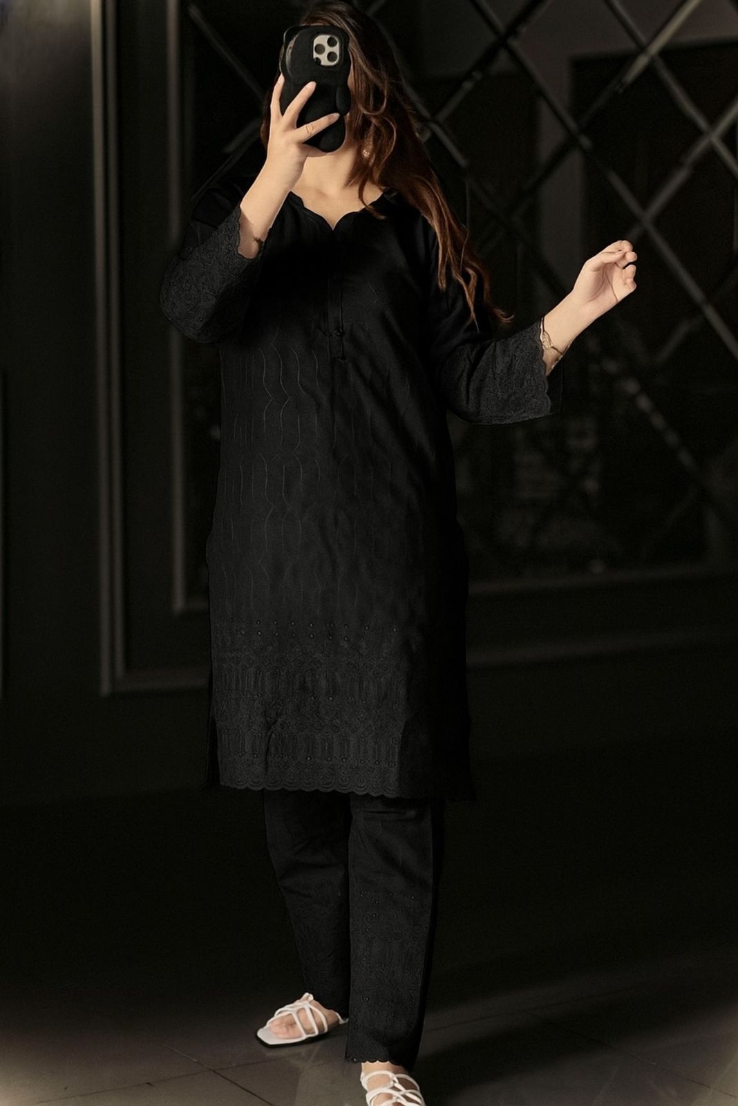 Printed Chikankari 2Pcs Stiched