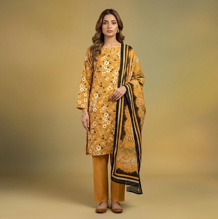 Zareen 3 Piece Printed Lawn Suit