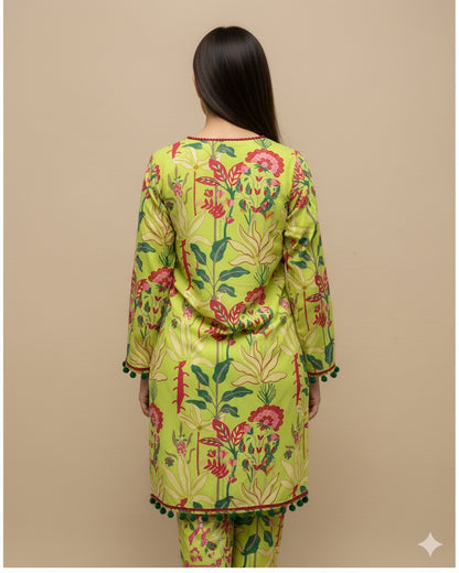 Trendy Printed Viscose Dress | Elegant & Stylish Outfit for Women