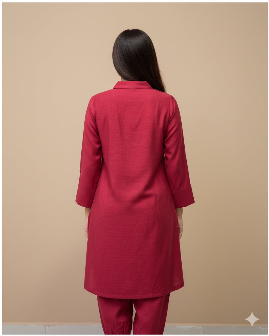 Plain Viscose Dress for Women | Elegant, Soft & Comfortable Outfit