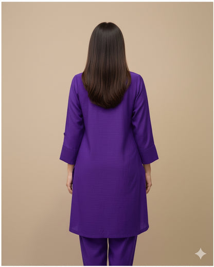 Plain Viscose Dress for Women | Elegant, Soft & Comfortable Outfit