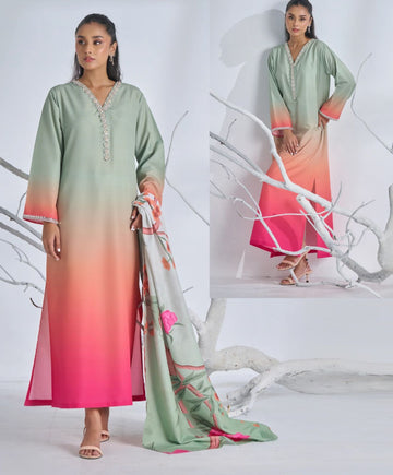Printed Swiss Lawn 3PCS Suit