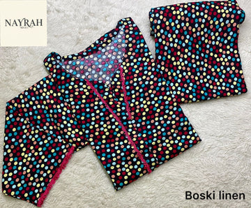 Printed Bosk Linen 2Pcs
