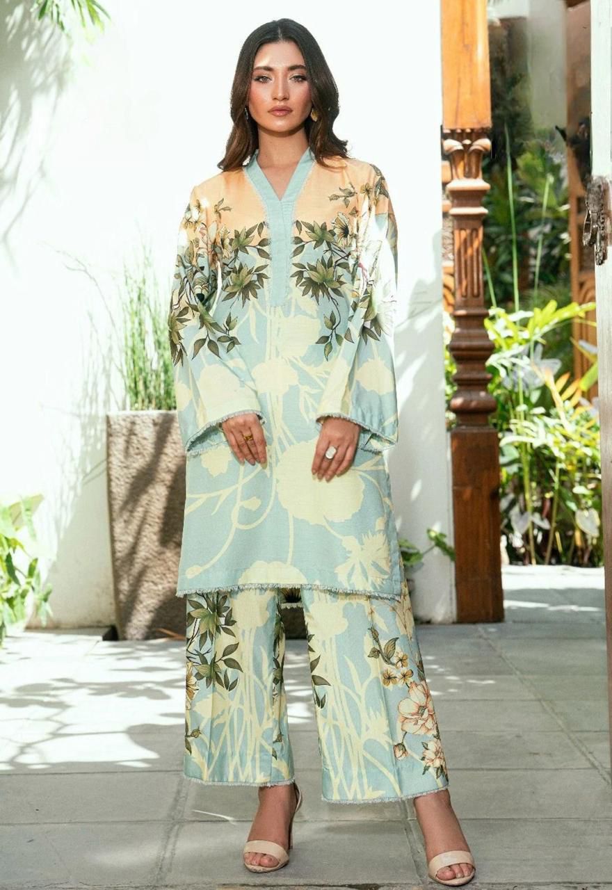Printed Lawn 2Pcs Stiched