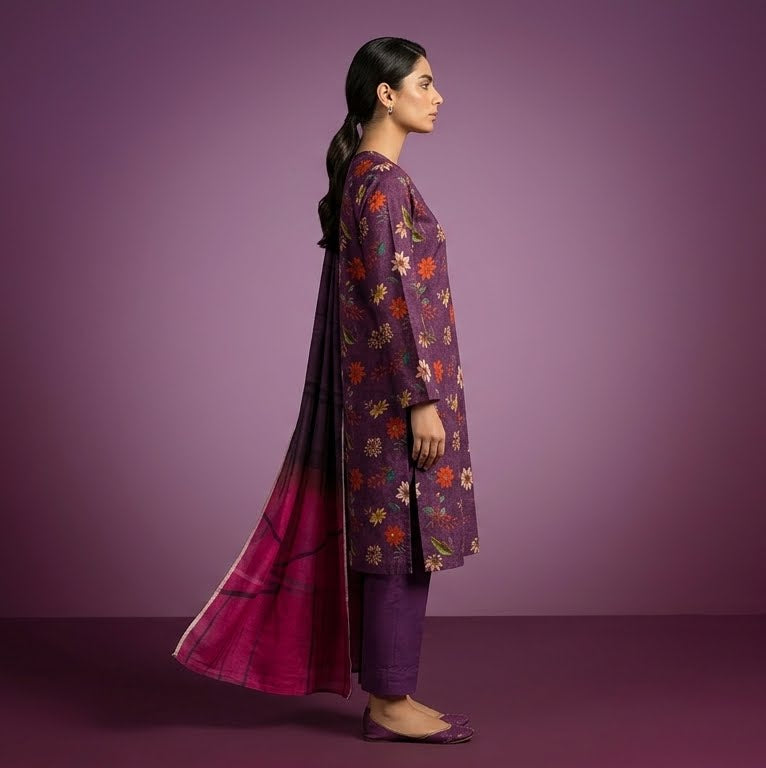 Zareen 3 Piece Printed  Lawn Suit