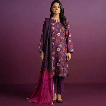 Zareen 3 Piece Printed  Lawn Suit