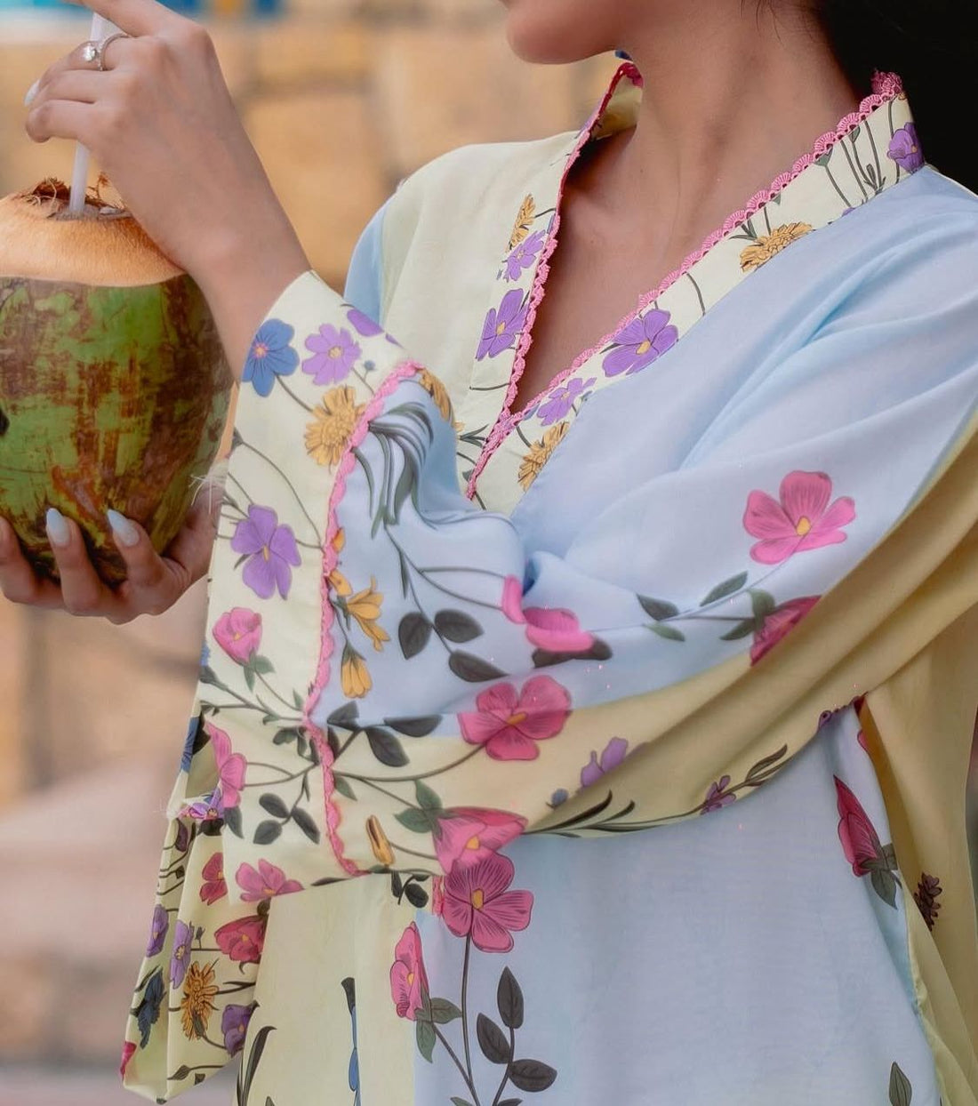 Digital Printed 2PC Suit – Poly Lawn
