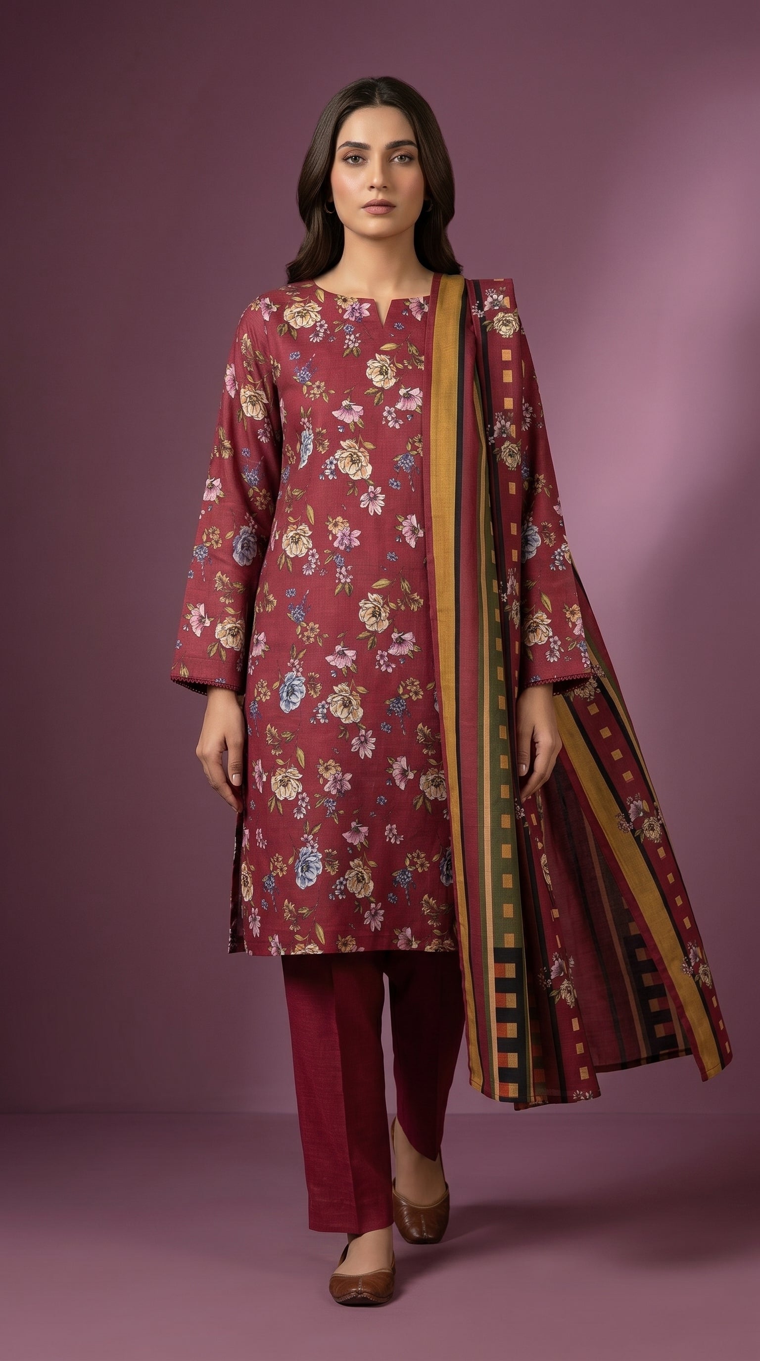 Zareen 3 Piece Printed Lawn Suit