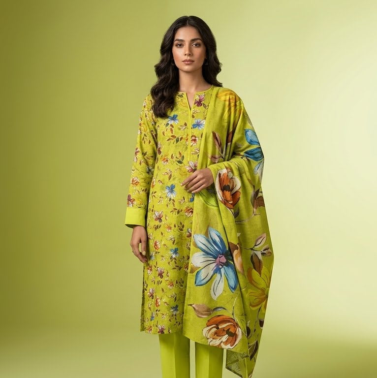 Zareen 3 Piece Printed Lawn Suit