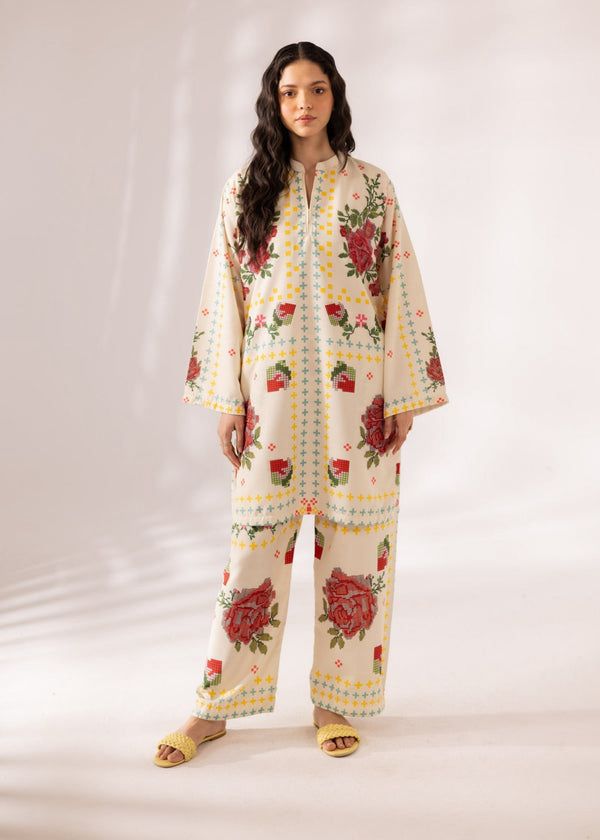 Printed Swiss Lawn 2PCS