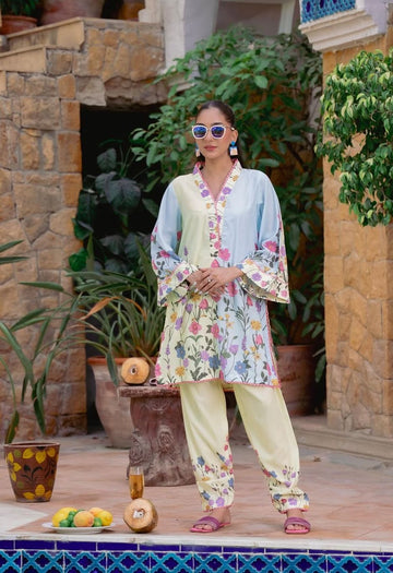 Digital Printed 2PC Suit – Poly Lawn