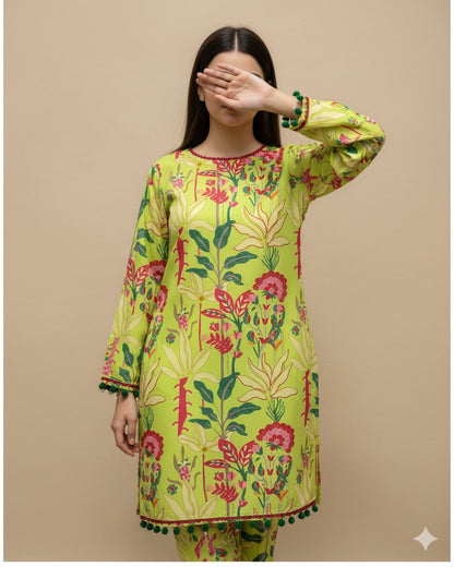 Trendy Printed Viscose Dress | Elegant & Stylish Outfit for Women