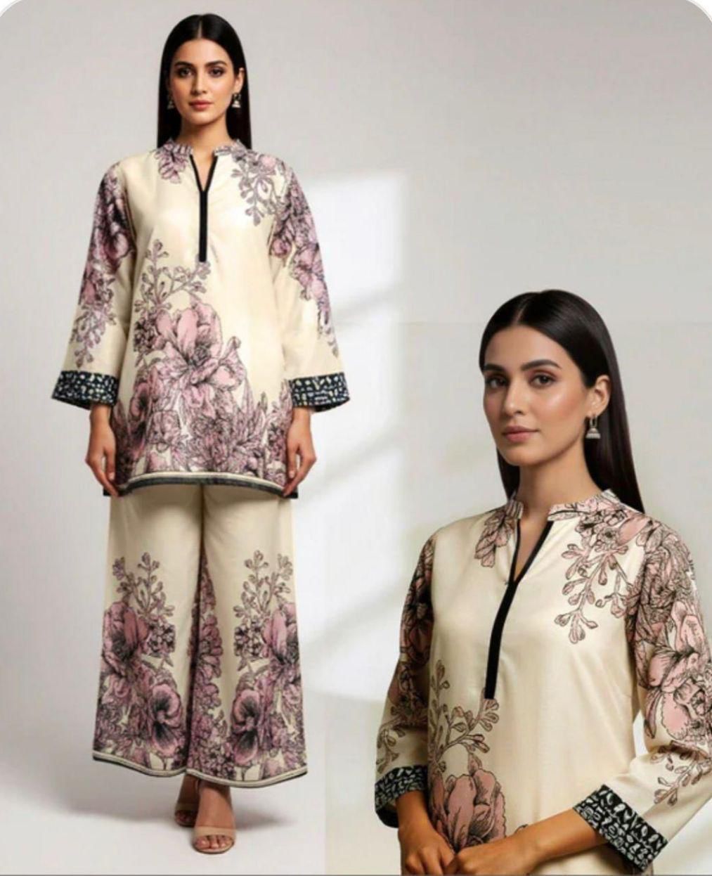 Printed Swiss Lawn 2PCS