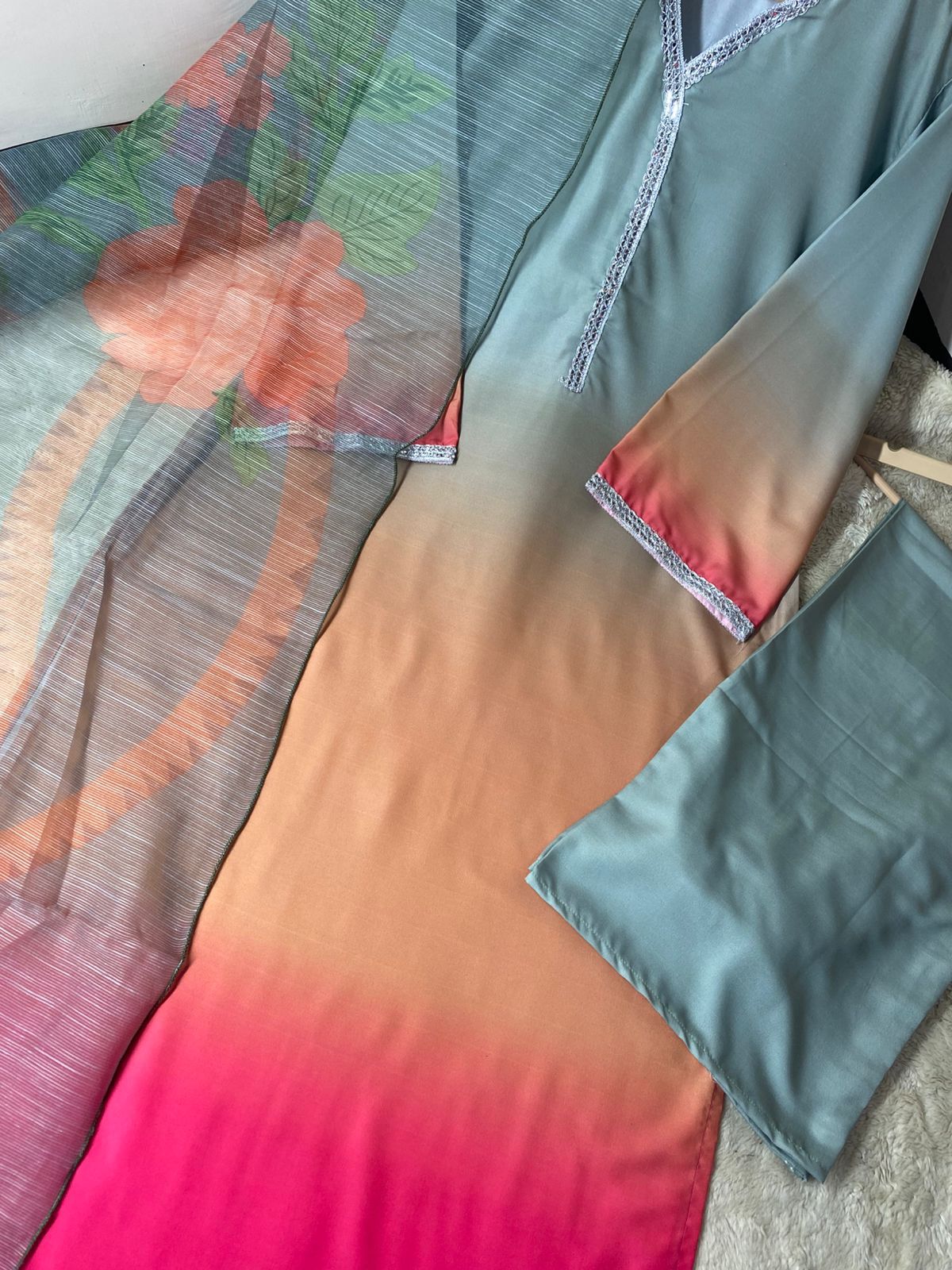 Printed Swiss Lawn 3PCS Suit