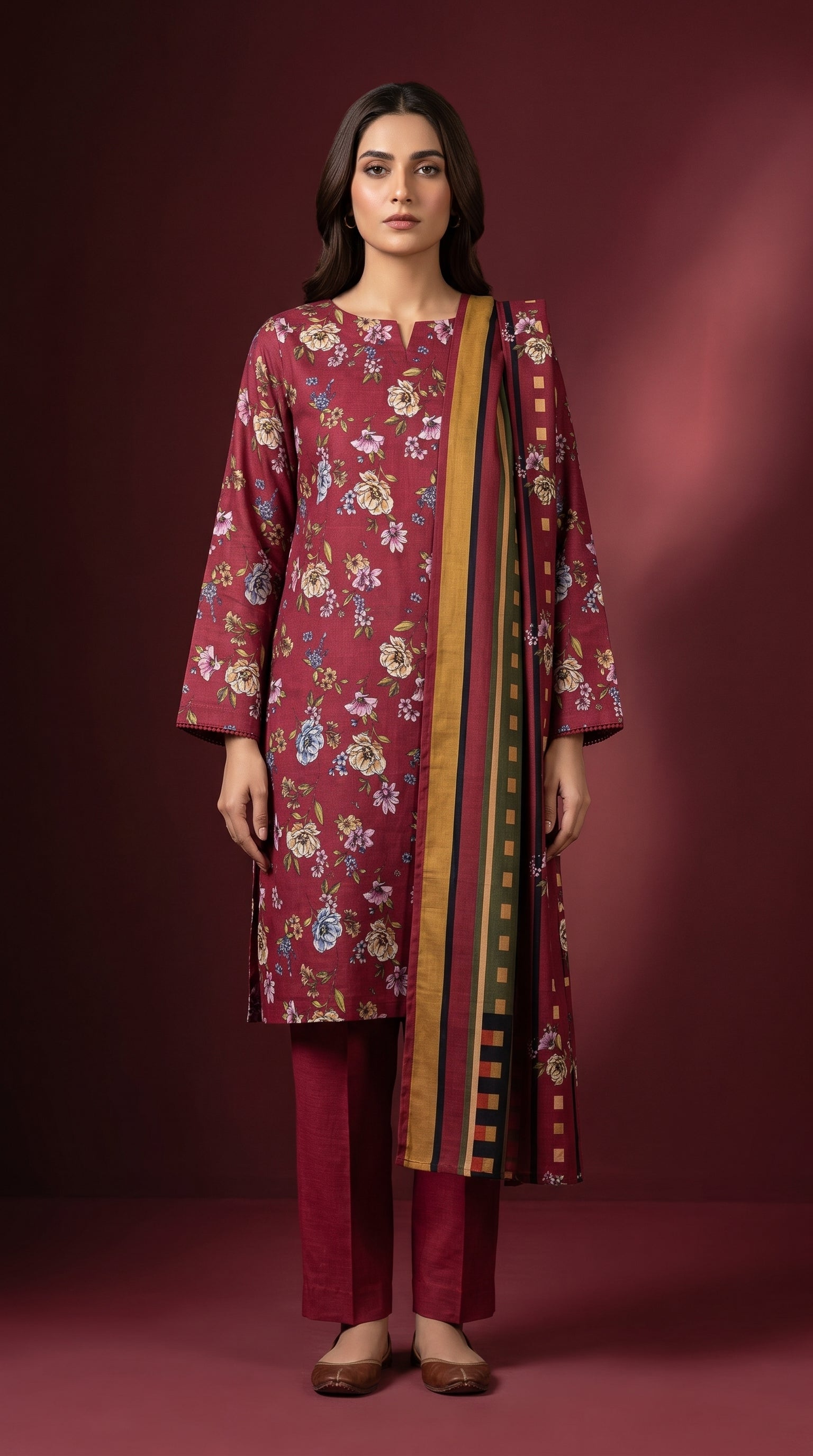 Zareen 3 Piece Printed Lawn Suit