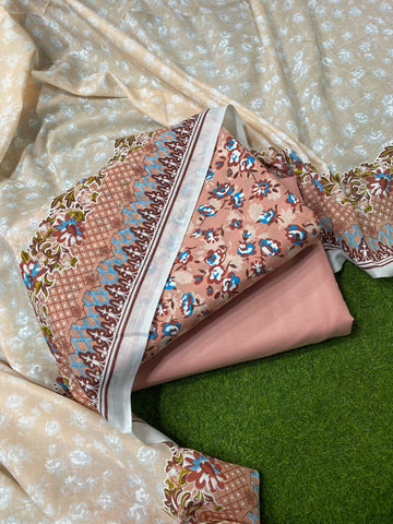 Fabron Lawn 3PCS Unstitched Suit