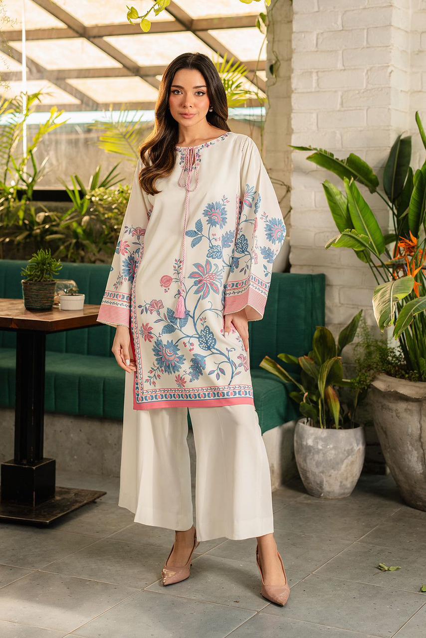 Printed Swiss Lawn 2Pcs Stiched